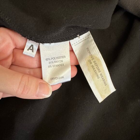 LOFT‎ Women’s Size 6 Colorblock Shift Dress Yellow Gray Black Sleeveless Career - Picture 8 of 8